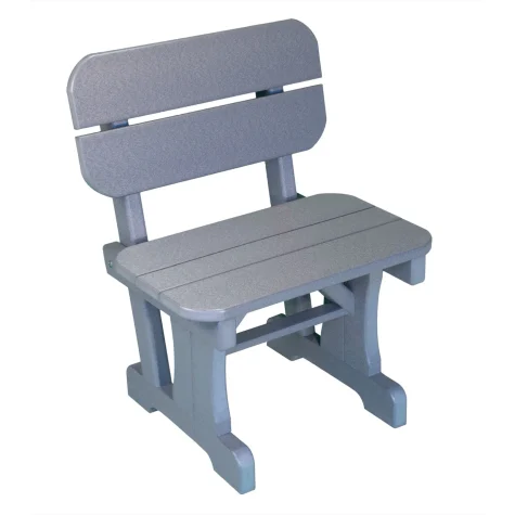 24" Straight Bench with Back - BWB1524