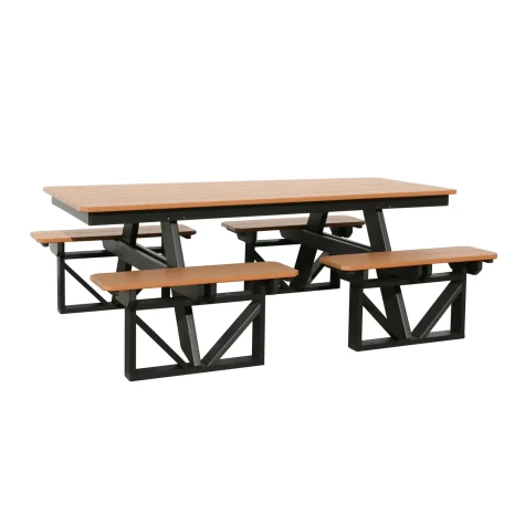 7' Walk-In Picnic Table - WIT3384